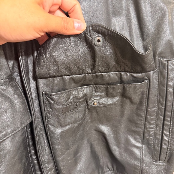80’s Vintage Gino Di Giorgio Leather Biker Jacket - Picture 4 of 14
